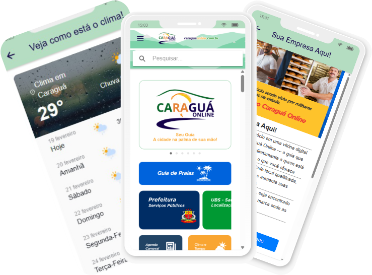 Caraguá OnLine WebApp
